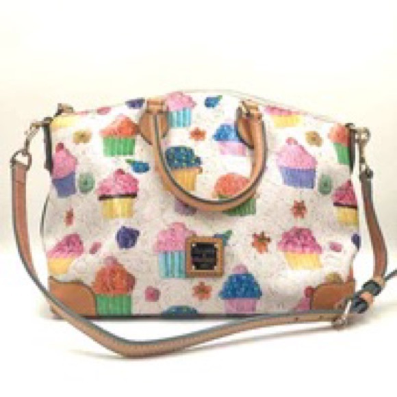 Dooney & Bourke Bags Dooney Bourke White Multi Domed Satchel